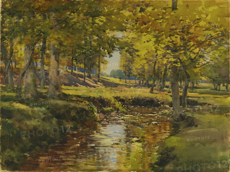 Autumn in the Meadow Edge, n.d.