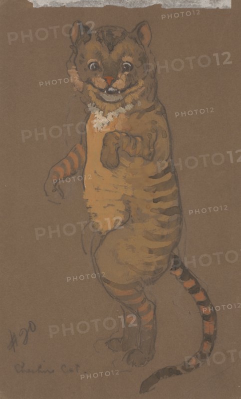Cheshire Cat (costume design for Alice-in-Wonderland, 1915).