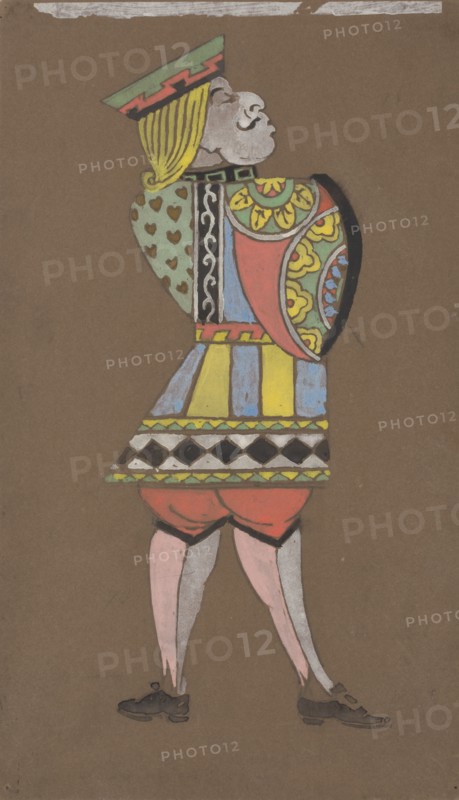 Knave of Hearts (costume design for Alice-in-Wonderland).