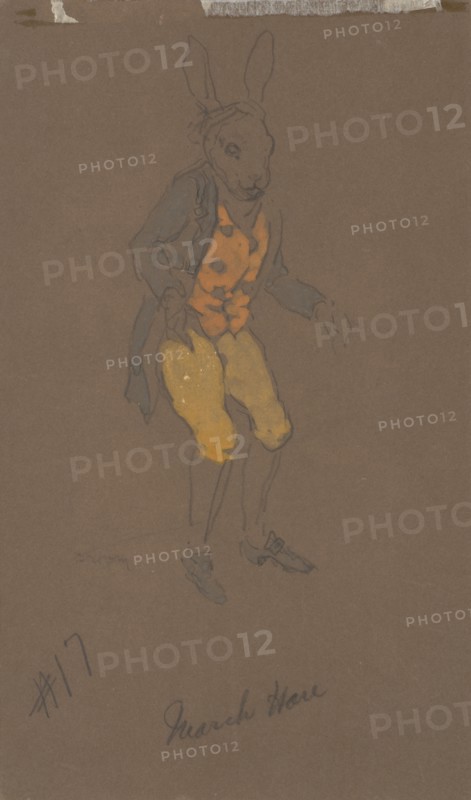 March Hare (costume Design from Alice-in-Wonderland, 1915).