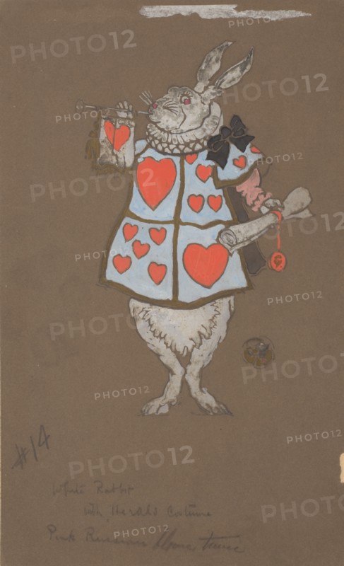 White Rabbit with Herald's Costume (costume design).