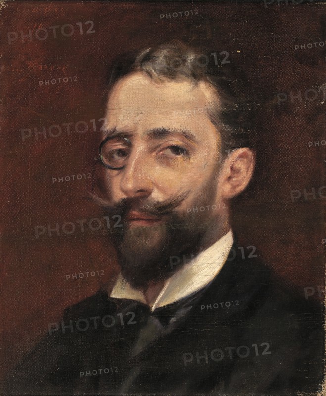 Man with Monocle, ca. 1887-1889.