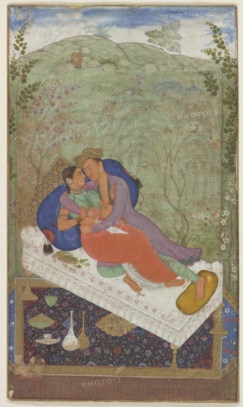 Sultan Murad and a Consort, ca. 1597. Attributed to Manohar.