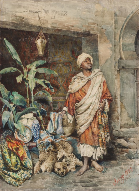 Figure of a Moor, 1882.
