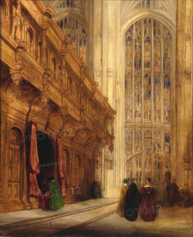 King's College Chapel--Cambridge, 1837.