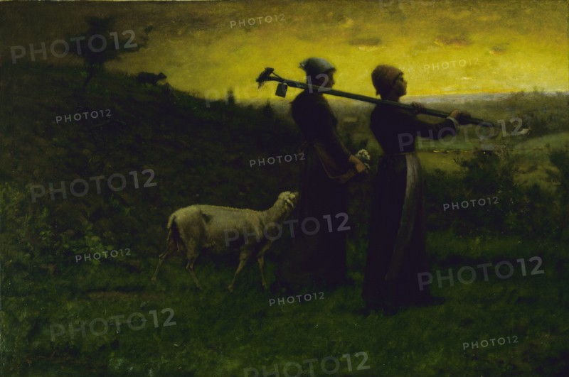 Bringing Home the New Born Lamb, 1890.