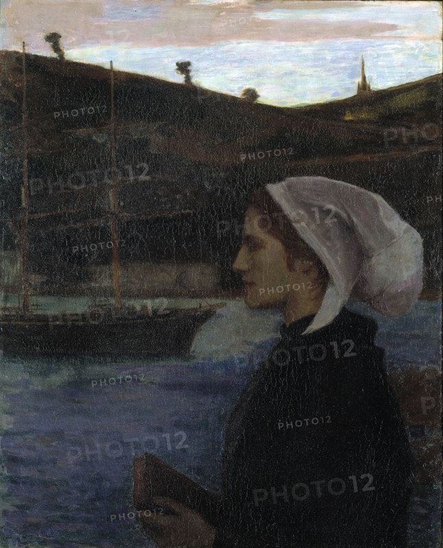 A Breton Sunday, ca. 1890.