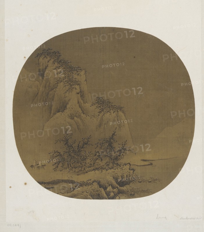 Travelers in Snowy Mountains, 12th-13th century.