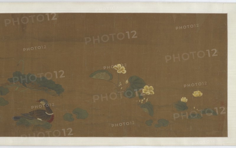 Flowers, ducks, and quail, 17th century. Formerly attributed to Huang Jubao.