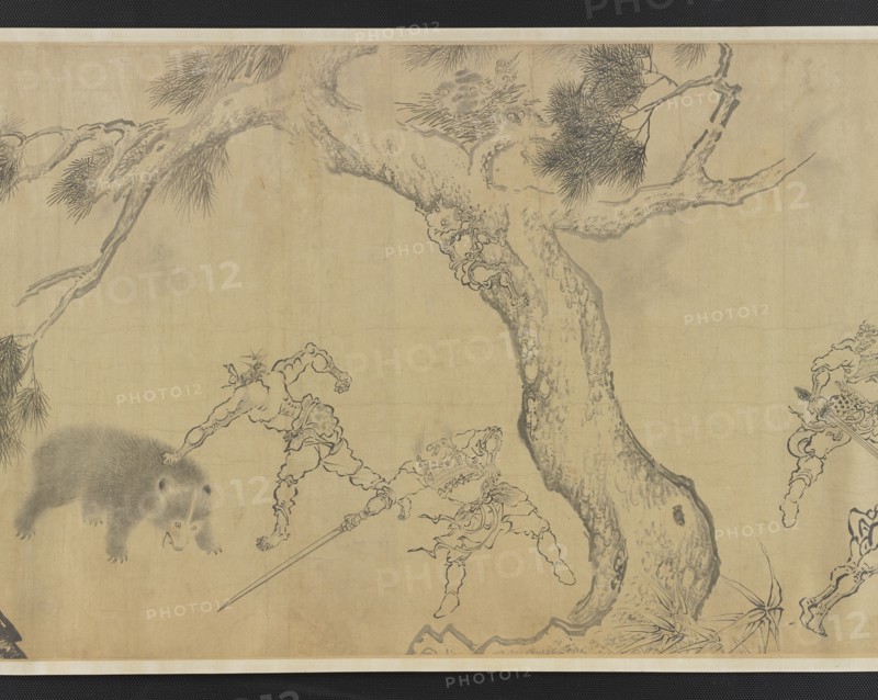 Clearing Out a Mountain Forest, 15th century. Formerly attributed to Li Song.