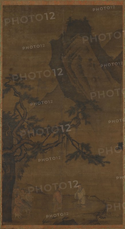 Summoning the Sage at Wei River, 16th century. Formerly attributed to Li Tang.