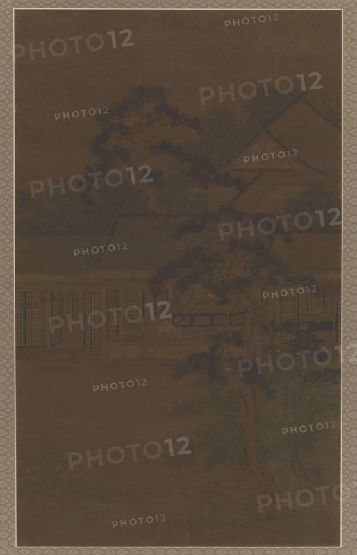 Wind in the Courtyard Pines, 16th century. Formerly attributed to Zhao Boju.