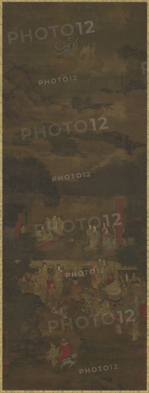 The Discourse of Vimalakirti and Manjusri, 16th-17th century. Formerly attributed to Zhou Fang.