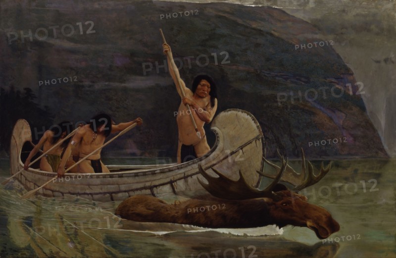 The Moose Chase, 1888.