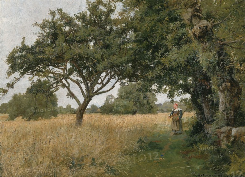 Brittany Landscape, 1877.
