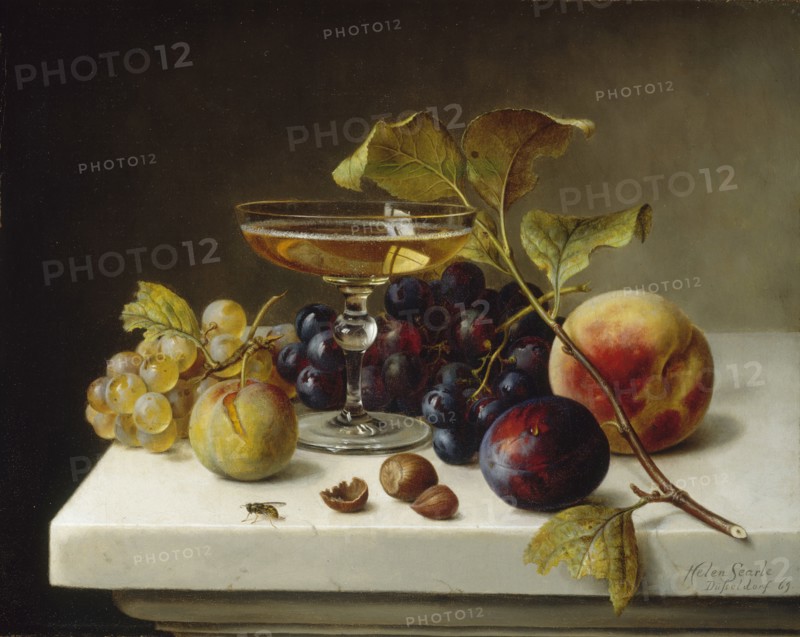 Still Life with Fruit and Champagne, 1869.