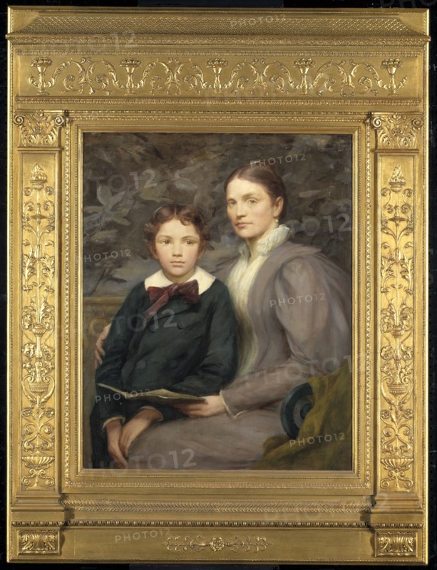 Mrs. William T. Evans and Her Son, 1895.