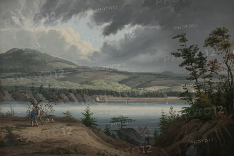 View of Cohoes, ca. 1820.