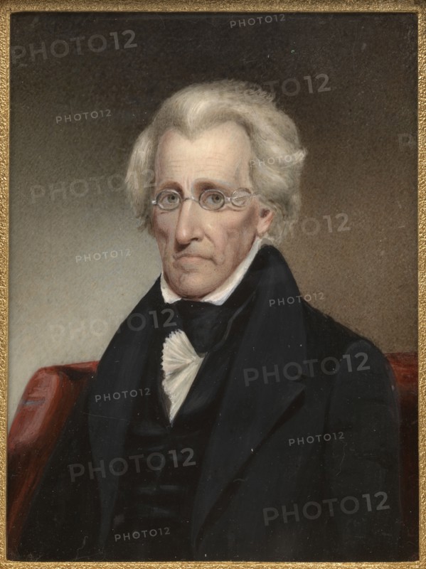 Andrew Jackson, 1840. Copy after Edward Dalton Marchant.
