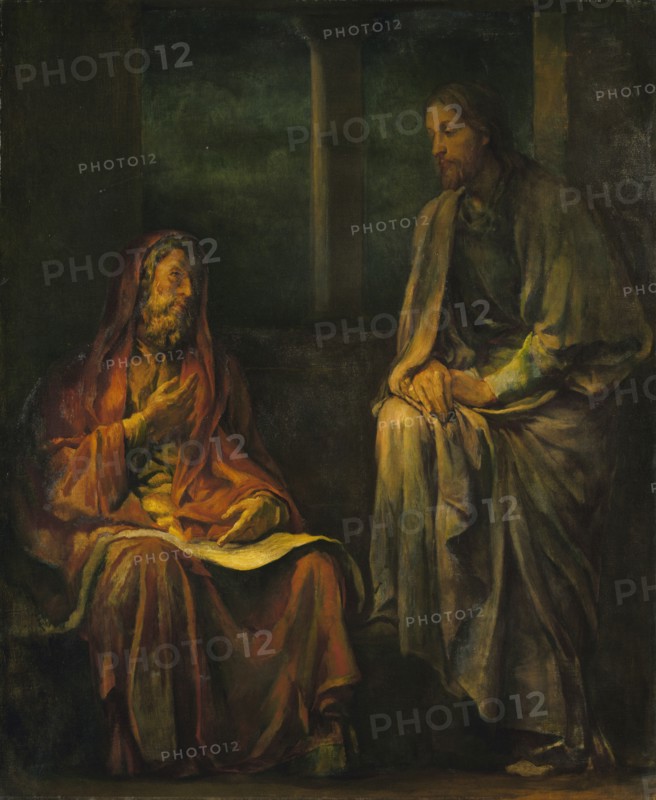 Visit of Nicodemus to Christ, 1880.