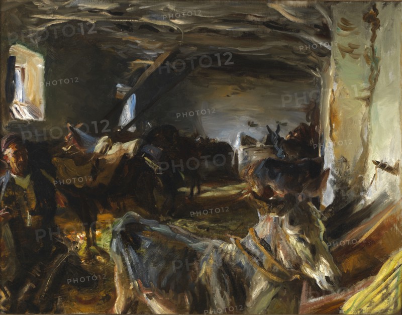 Stable at Cuenca, 1903.