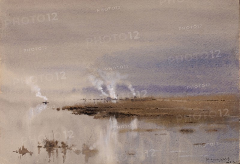 Sketch on the Potomac, 1883.