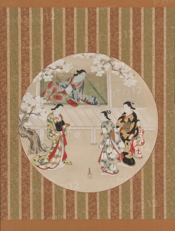 Parody of a scene from The Tale of Genji, early 18th century.