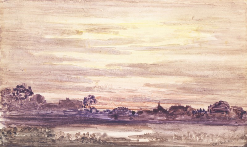 Sunset after Storm, ca. 1900.