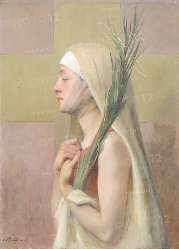 Une Martyre (Saint Thechla), 1891.