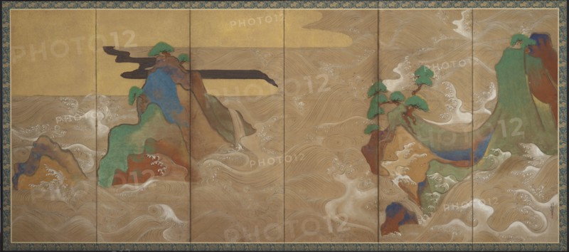 Waves at Matsushima, 17th century.