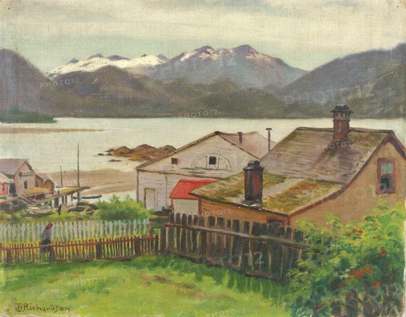 In the Old Quarter, Sitka, 1900.