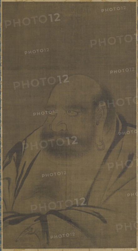 Portrait of Bodhidharma, 14th century. Creator: Unknown.