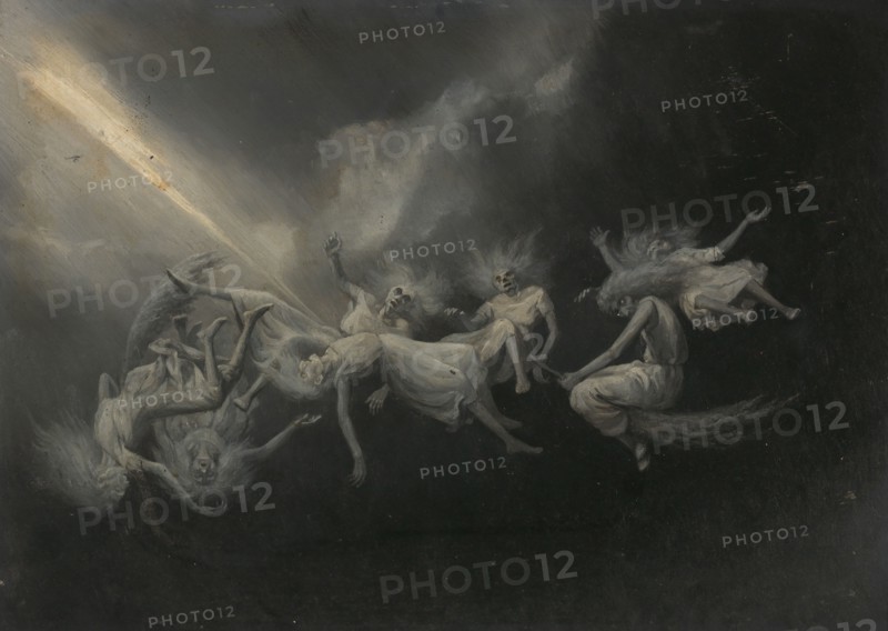 Lightning Struck a Flock of Witches, mid-late 19th century.