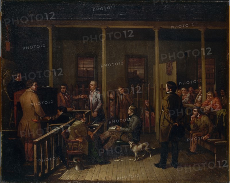 Missouri Courtroom, 1852.