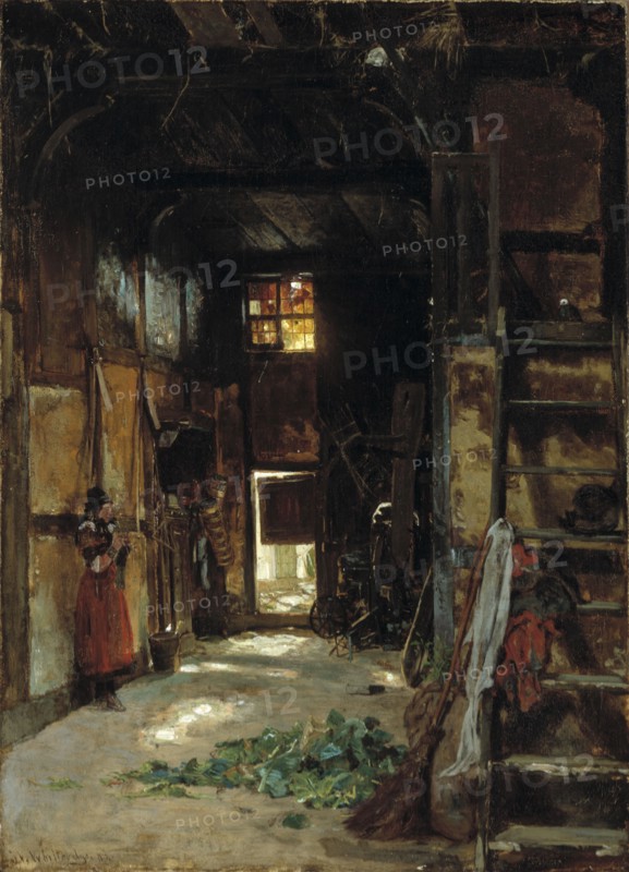 Interior of a Westphalian Cottage, 1852.