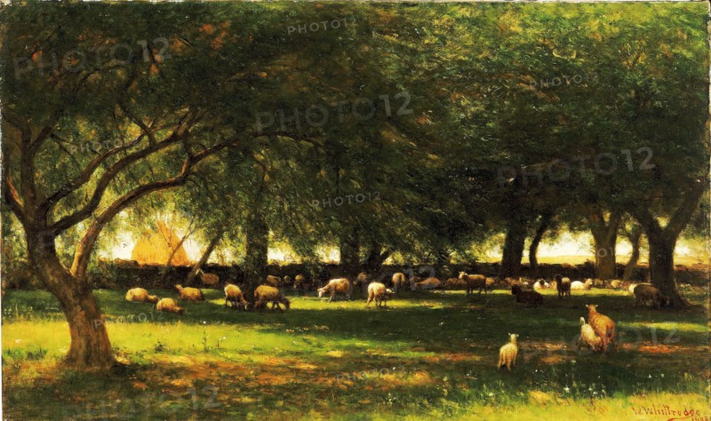 Noon in the Orchard, 1900.