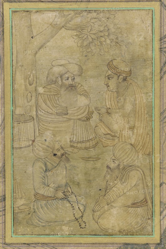 A Hindu and three Mahometans, 17th century.