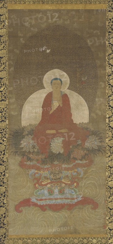 Buddha Enthroned on a Mat of Kusa Grass, 17th century.