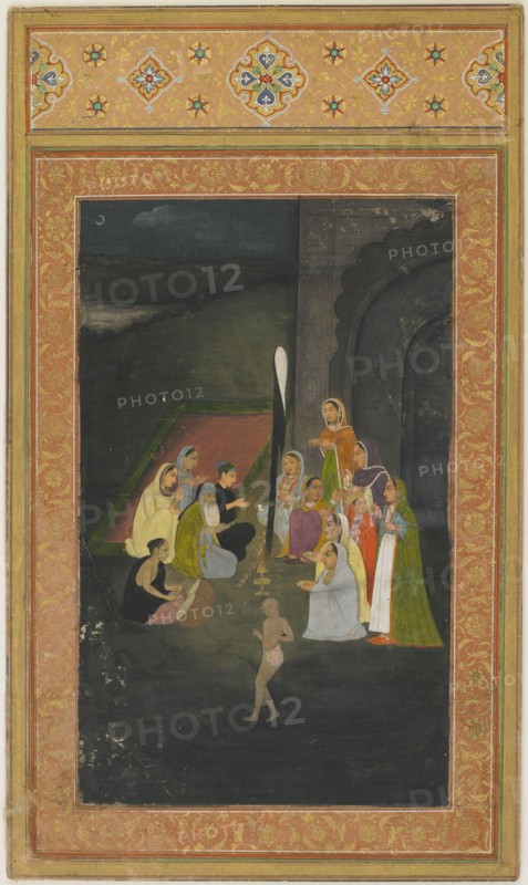 A visit at night to a mullah, 18th century.
