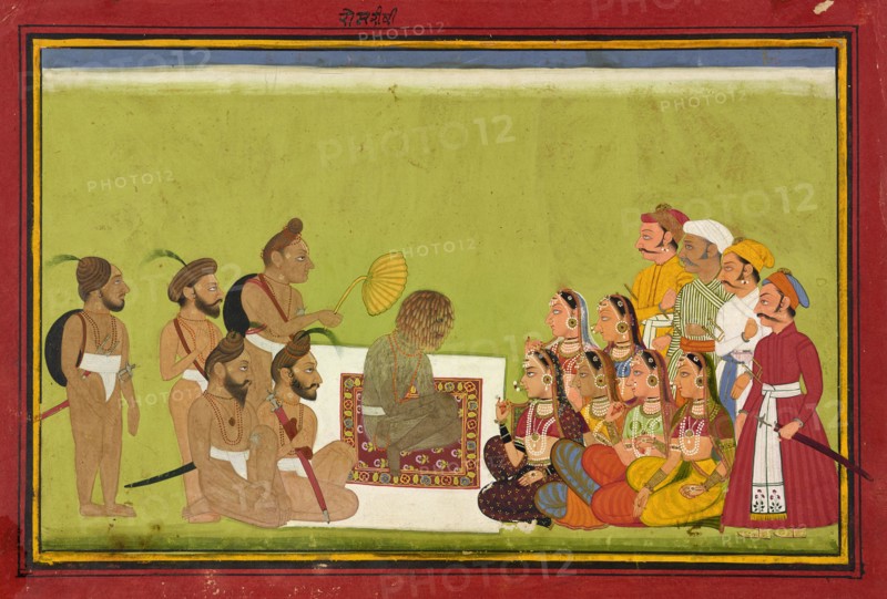 An Audience with Rom Rishi, ca. 1700-1725. Creator: Unknown.