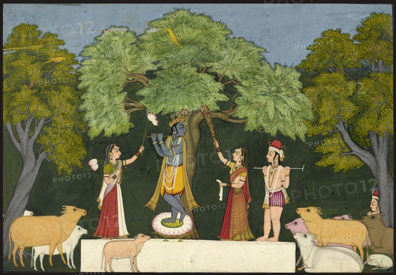 Krishna entertains his companions, ca. 1760-1765.