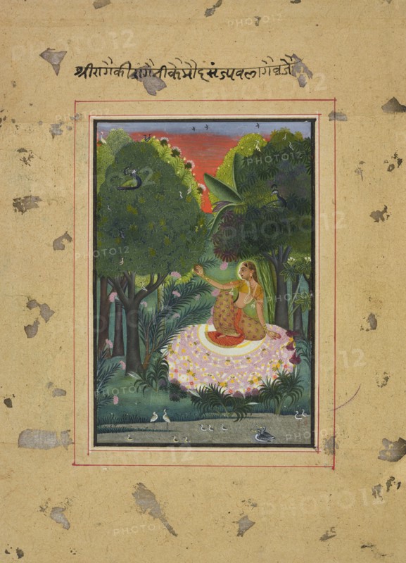 Kamod Ragini, folio from a Ragamala, ca. 1770-1775.