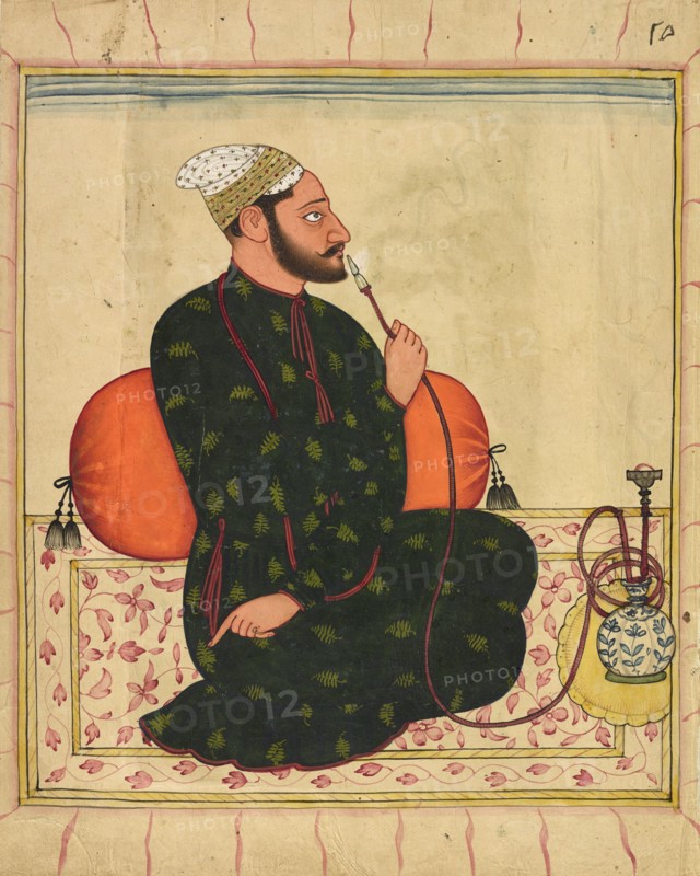 Portrait of a Raja, probably Raja Dhrub Dev of Jasrota, ca.1690-1700.
