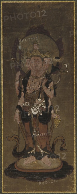 One of the twelve deva: Bonten (Brahma), late 15th-early 16th century.