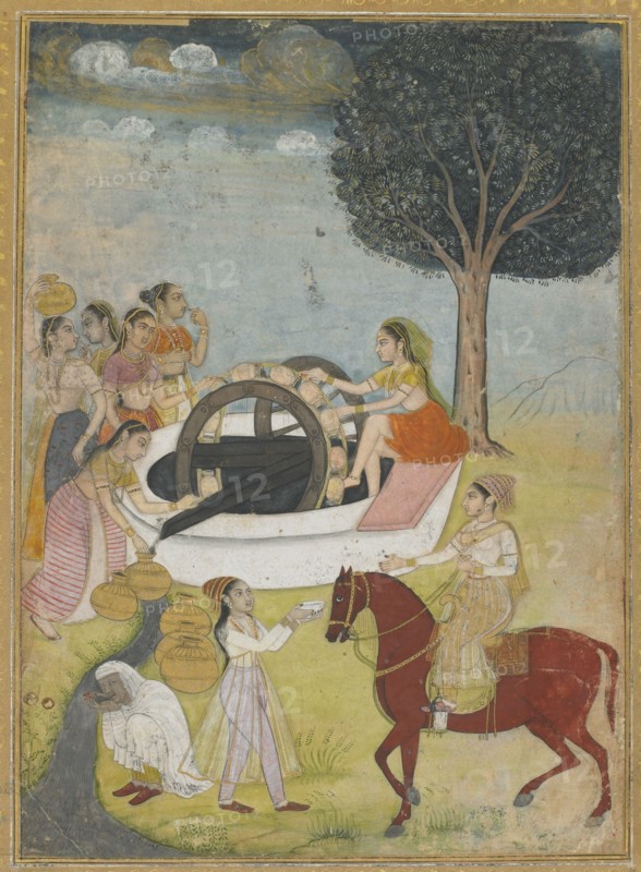 A Group of Women at a Well, late 17th century.