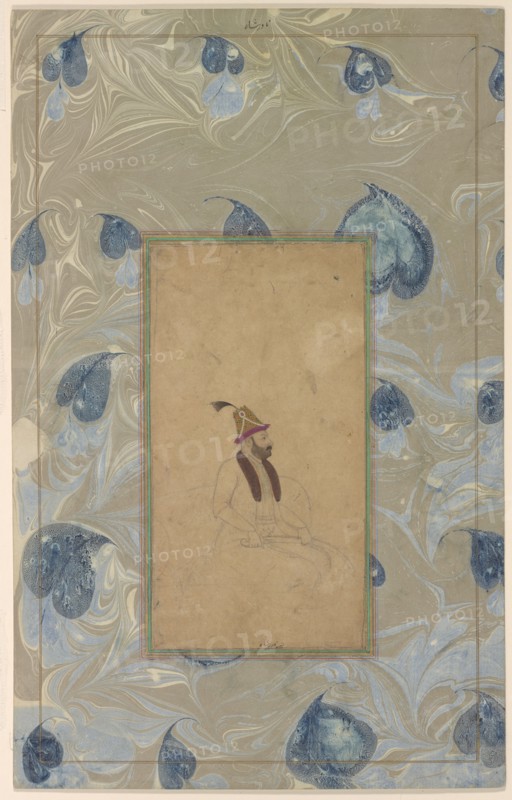 Portrait of Nadir Shah, mid-18th century.