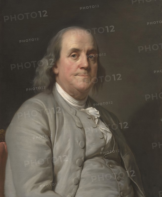 Benjamin Franklin, c. 1785.