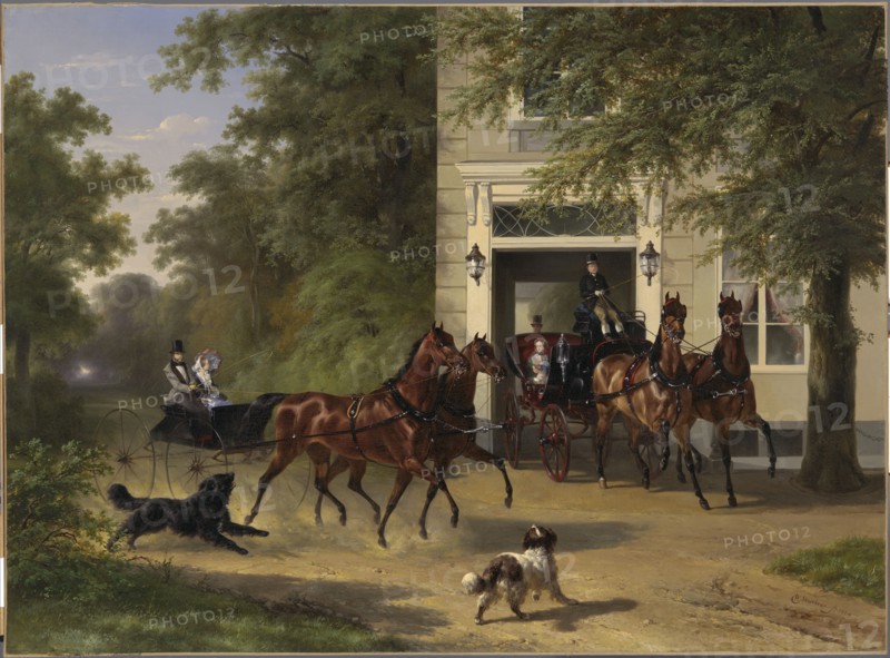 August Belmont and Isabel Perry, 1854.