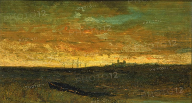 Sunset Scene, ca. 1875-1885.
