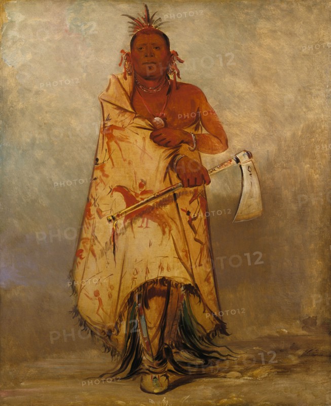Le-sháw-loo-láh-le-hoo, Big Elk, Chief of the Skidi (Wolf) Pawnee, 1832.